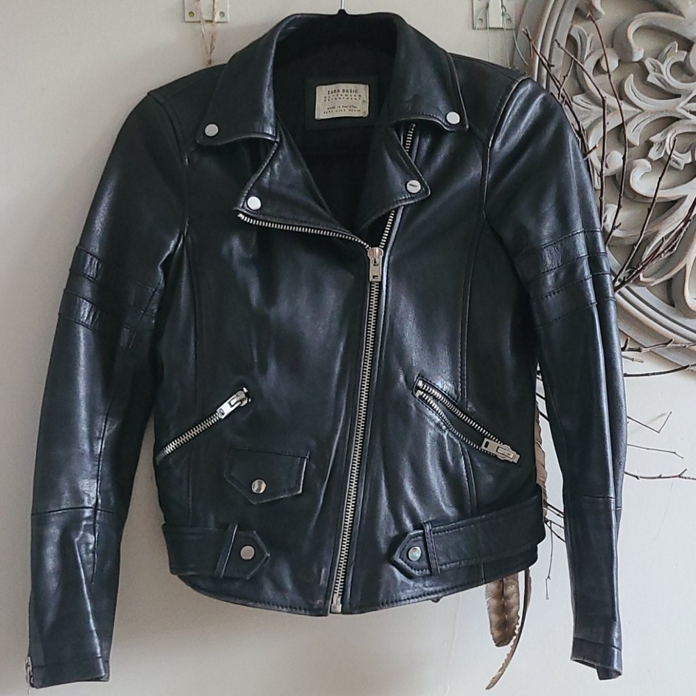 Zara Leather Jacket size S